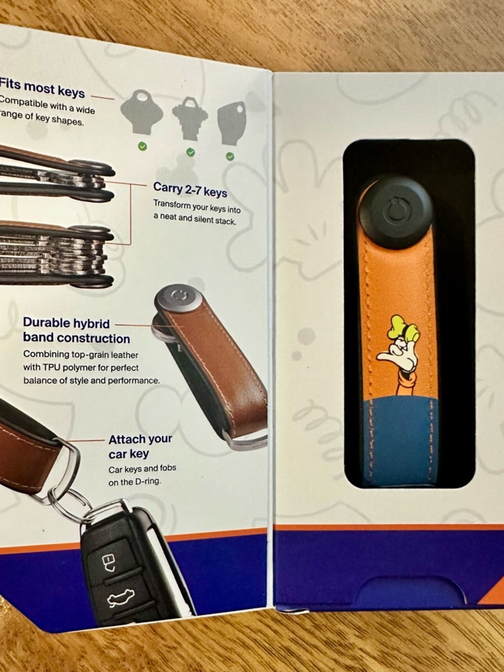 OrbitKey Goofy Leather Key Organizer